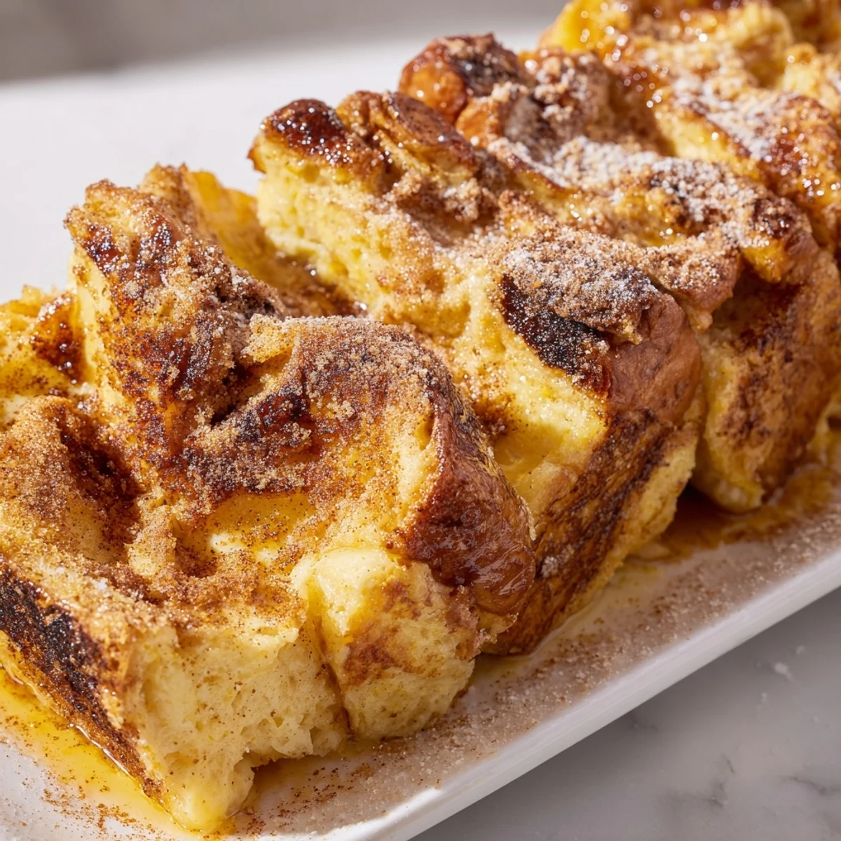 Soft Spice Baked French Toast
