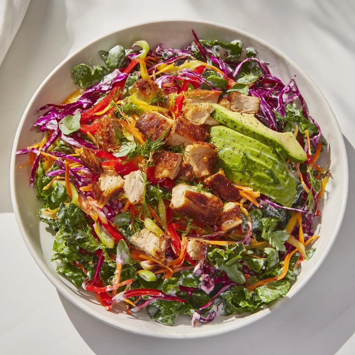 Enjoy a delicious Poppy-Inspired Chicken Salad Wrap, a healthy, flavorful lunch bursting with textures.