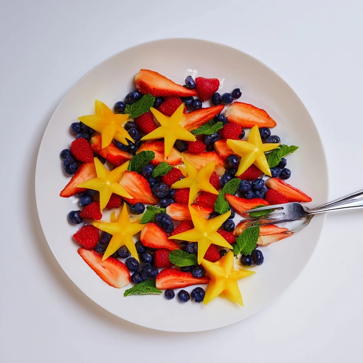 Starfruit and Berry Platter
