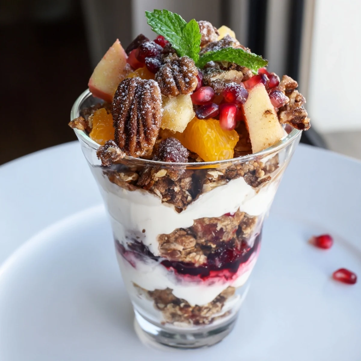 Christmas Pudding Yogurt Bar