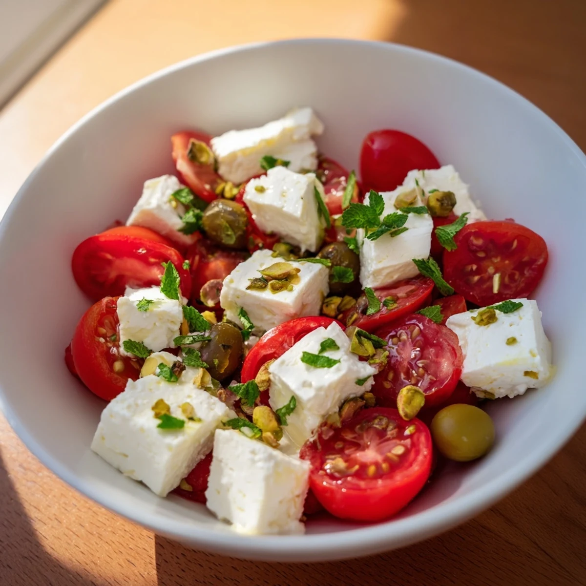 Enjoy the beautiful The Hanging Gardens arrangement: a colorful spread of fresh produce, dips, and goat cheese balls.