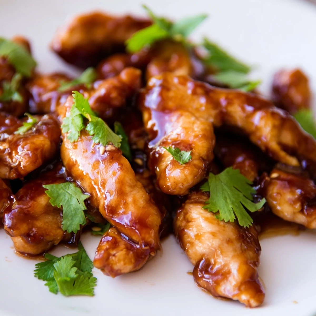 A freshly assembled honey sriracha chicken wrap, drizzled with extra sauce and served on a wooden board with lime wedges for a zesty, satisfying meal.
