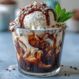 Enjoy this luscious Coconut Cold Brew Float with rich ice cream and coconut notes.