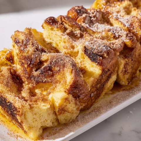 Soft Spice Baked French Toast