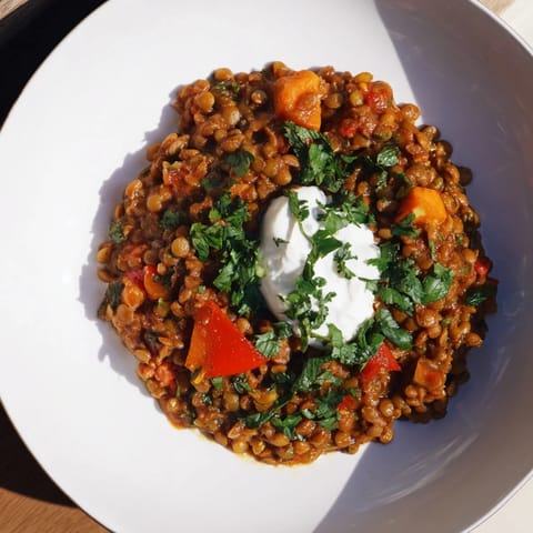 Wheat Warm Hearty Lentil Curry