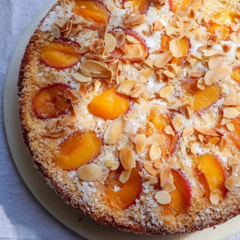 Soft Sweet Plum Almond Cake