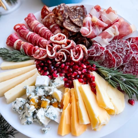 Winter Forest Meat Cheese Board