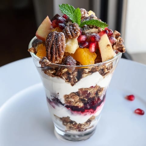 Christmas Pudding Yogurt Bar