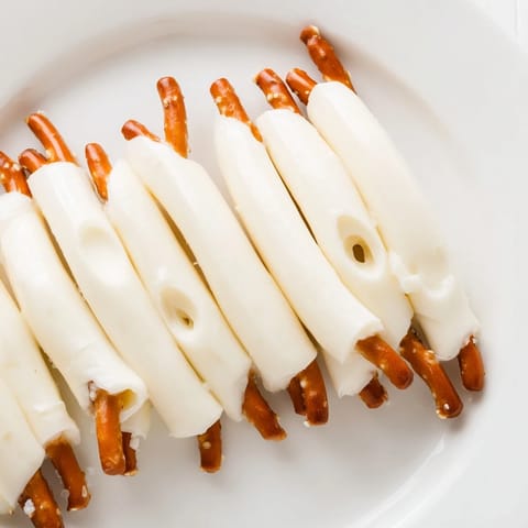 String Cheese Pretzel Rods Snack
