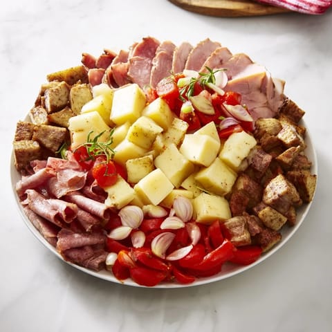 A beautiful Keto Power Plate offers a delicious spread of meats, cheeses, and fresh vibrant veggies.