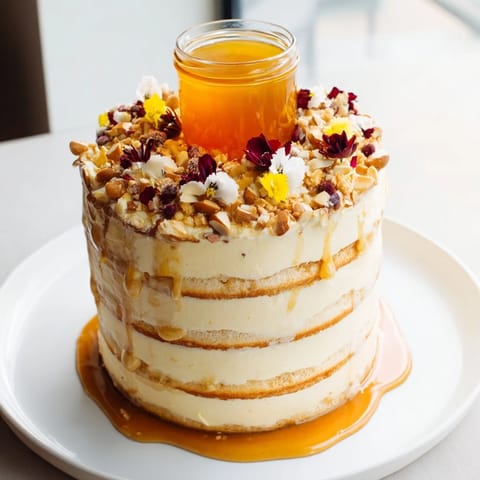 Honey Drip Cake Layers