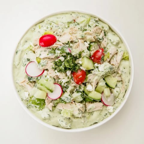 Green Goddess Chicken Nacho Dip