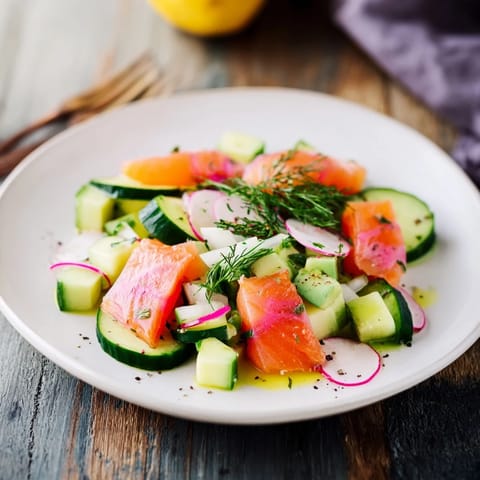 Cucumber Tinned Fish Salad