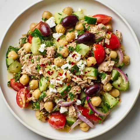 Tuna Chickpea Protein Bowl