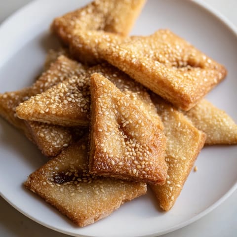 Warm honey-glazed Tunisian Makroudh, glistening and ready to be enjoyed with mint tea.