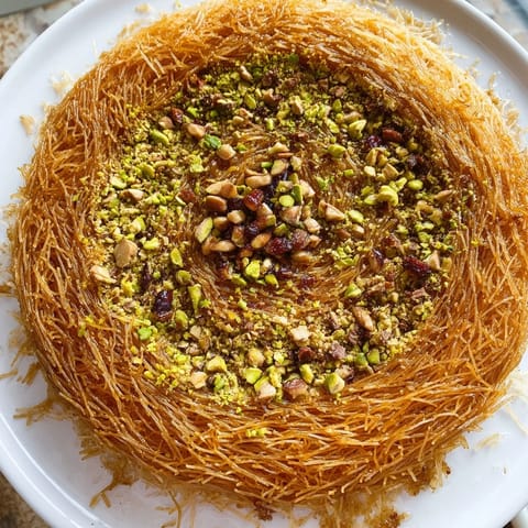Egyptian Konafa Nut Layers