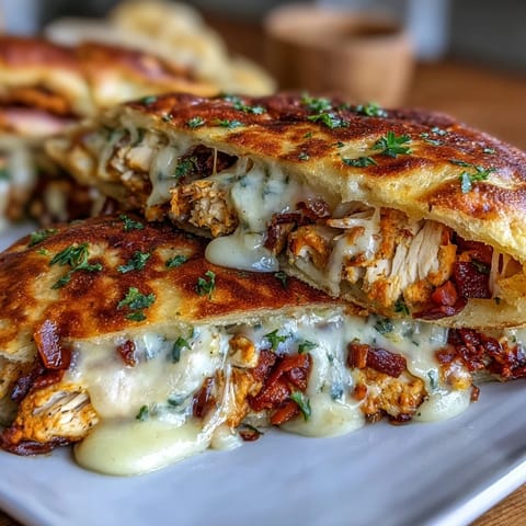 Grilled Ranch Crack Chicken Stuffed Naan wedges served with cool ranch dip.