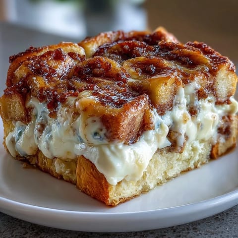 Cream Cheese Swirl Cinnamon Roll French Toast