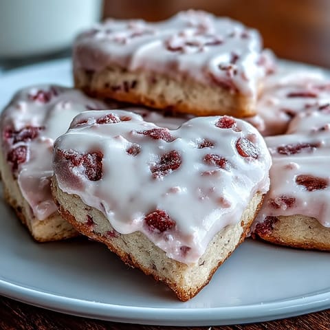 Valentines Day Strawberry Cookies