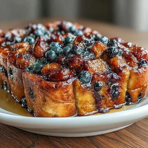 Blueberry Sourdough French Toast