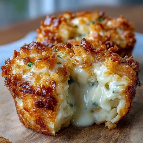 Funeral Potatoes Muffin Cups