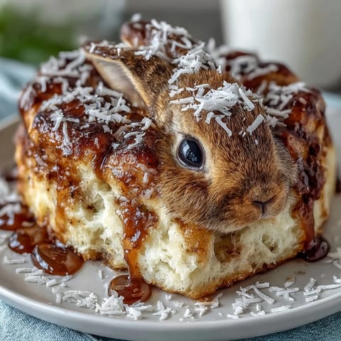 Easter Bunny Cake Coconut Fur