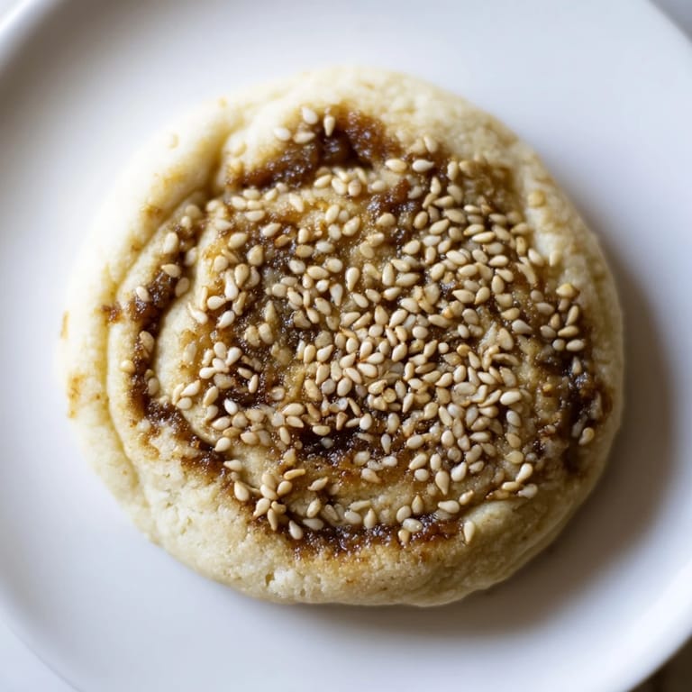 A close-up of beautifully shaped Palestinian Kahk cookies, showcasing their tender texture and date filling.