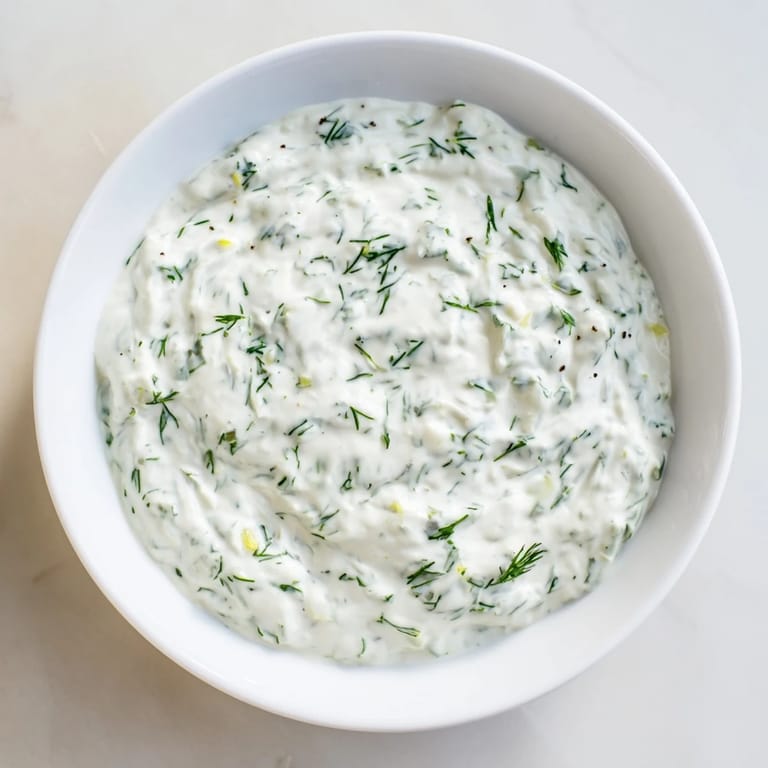 Creamy, tangy Greek Yogurt Herb Dip in a white bowl surrounded by crunchy pita chips, cucumber slices, and vibrant cherry tomatoes.