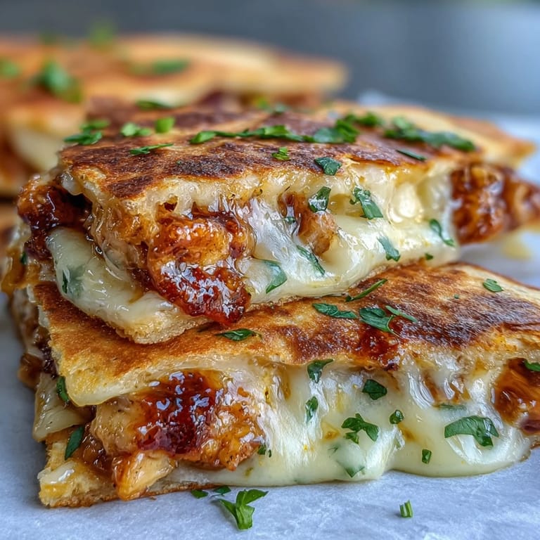 Fresh cilantro and a bowl of creamy jalapeño sauce accompany the warm, spicy-sweet main course.