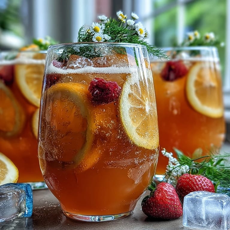 Festive self-serve lemonade bar with colorful fruit, herbs, and flavored syrups for personalized drinks